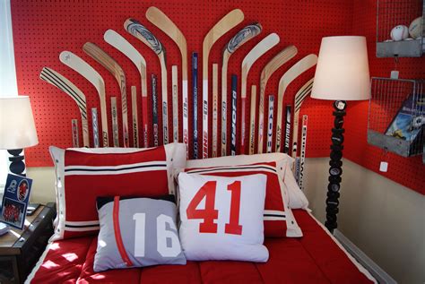 hockey room decorating ideas